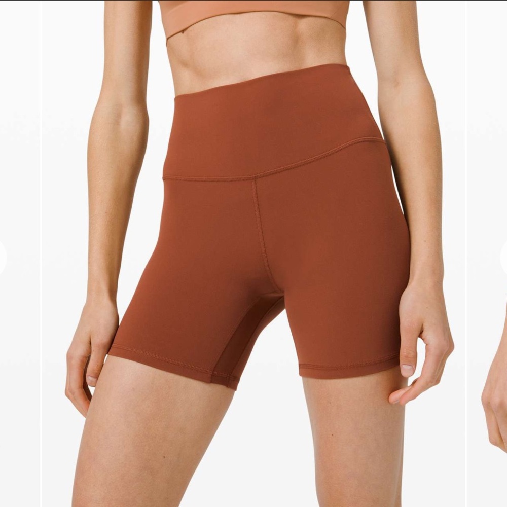 Lululemon align shorts in terracotta